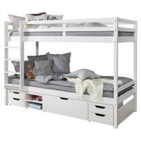 Etagenbett Finn - Weiß, MODERN, Holz (90/200cm) - MID.YOU