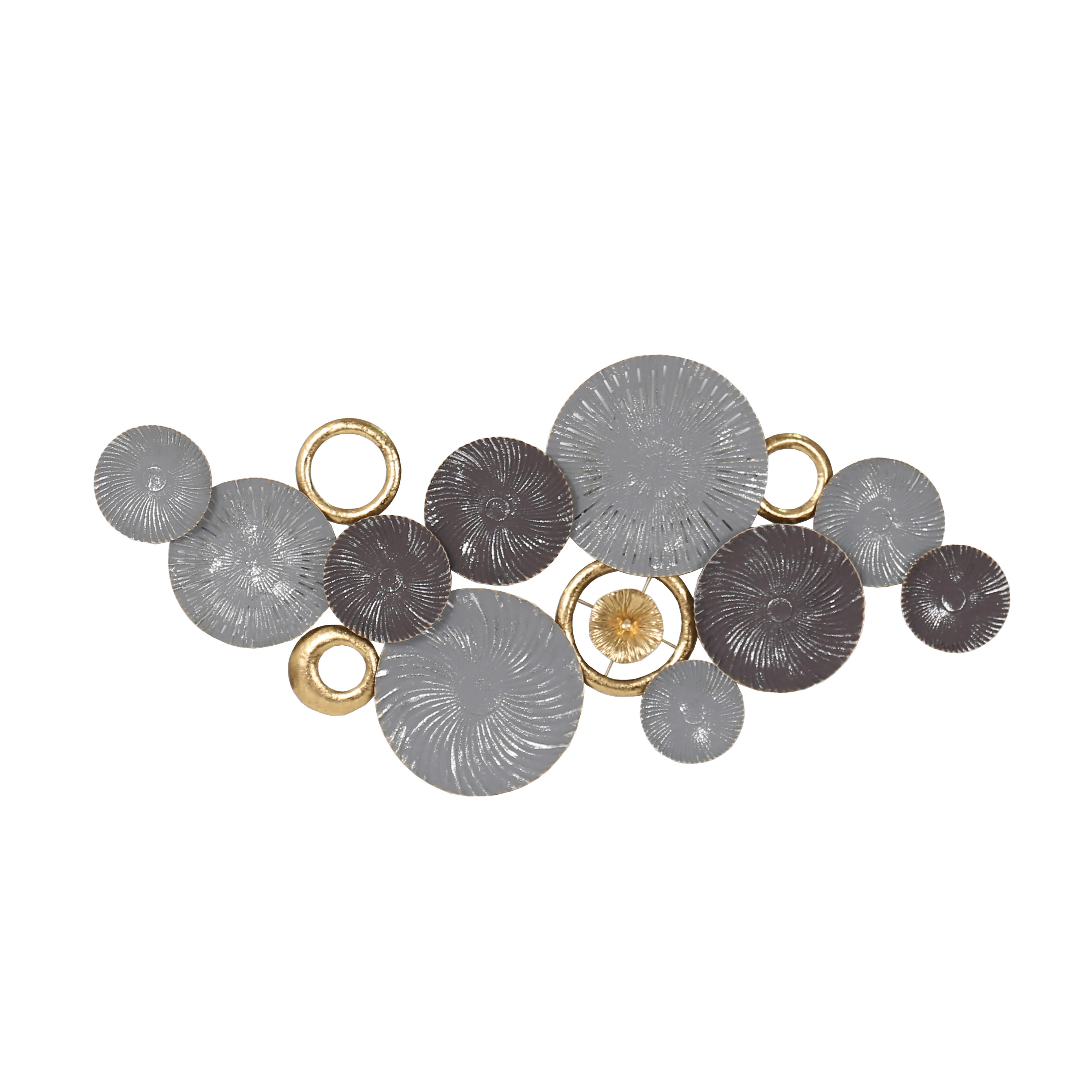 DEKORACE NA ZEĎ JUNA - šedá/barvy zlata, Lifestyle, kov (115,5/57/4cm) - Mömax