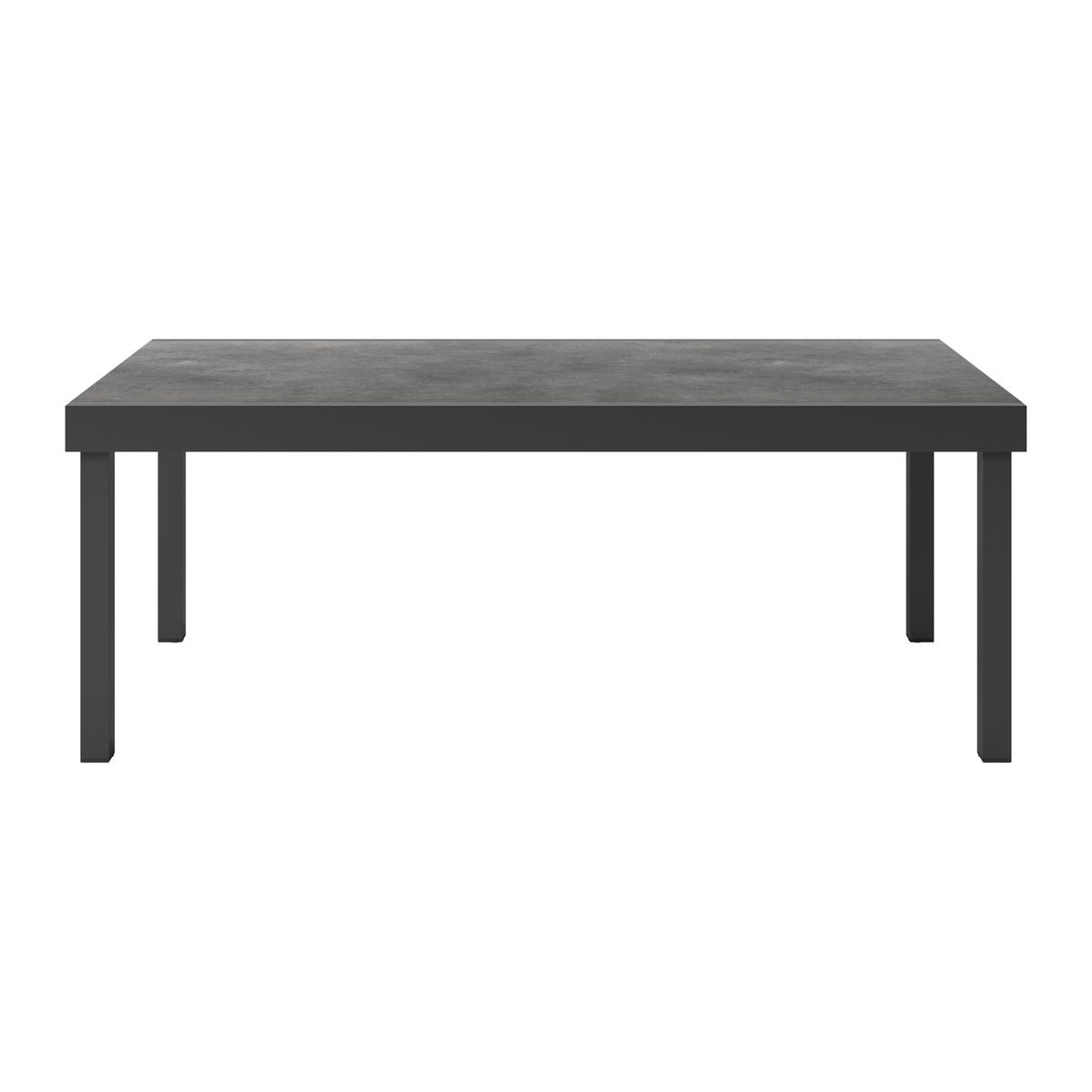 Gartentisch ausziehbar Toledo Metall L 200-320 cm - Grau, MODERN, Metall (200-320/75/100cm) - Beldano