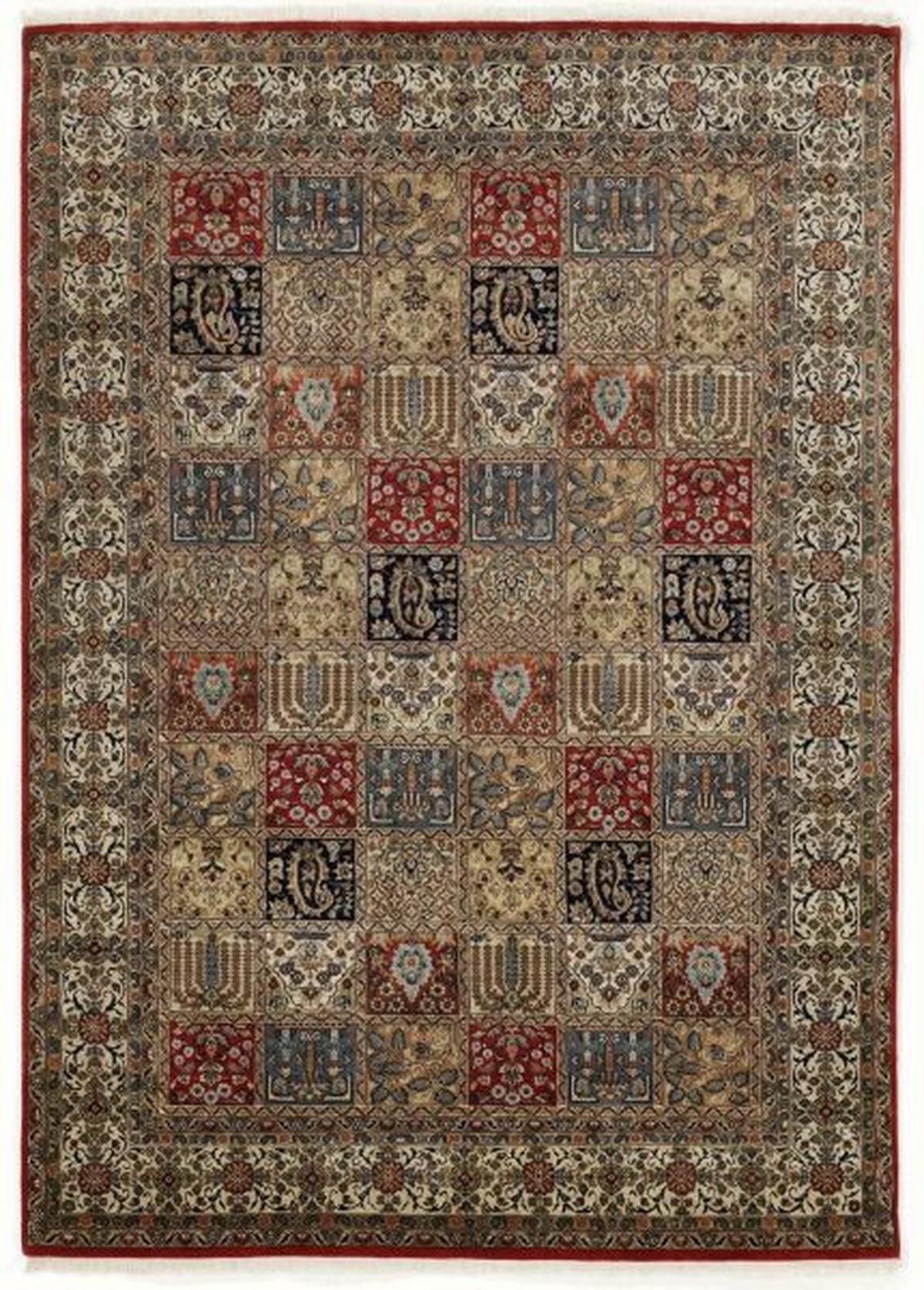 Orientalischer Webteppich Rot/Beige Vasuki 200x260 cm - Beige/Rot, Basics, Textil (200/260cm) - Cazaris