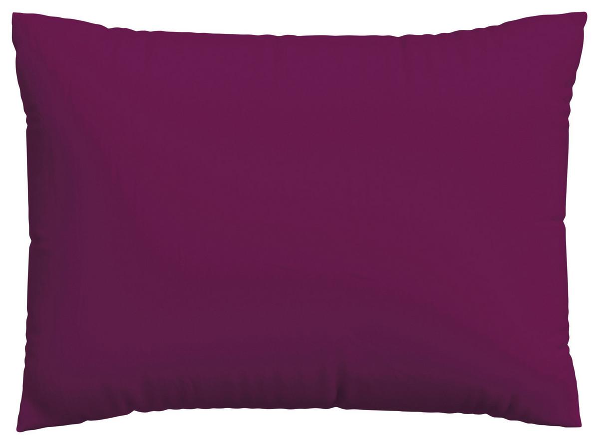 Kopfpolsterbezug Knitted Jersey - Violett, Basics, Textil (70/90cm) - Schlafgut