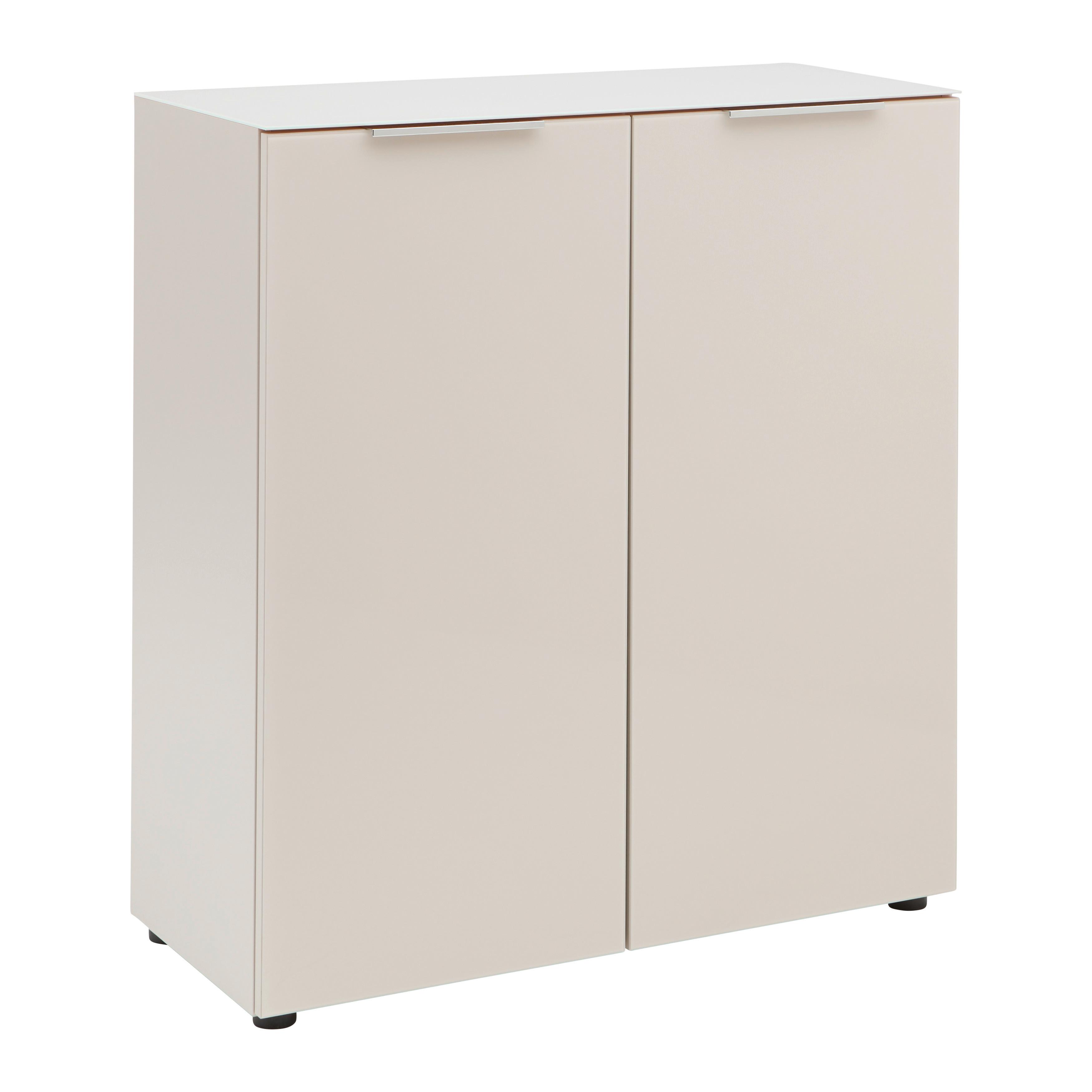 KOMODA SIENA -EXKLUSIV- - černá/kašmírová, Moderní, kov/kompozitní dřevo (90/99/40cm) - Mömax