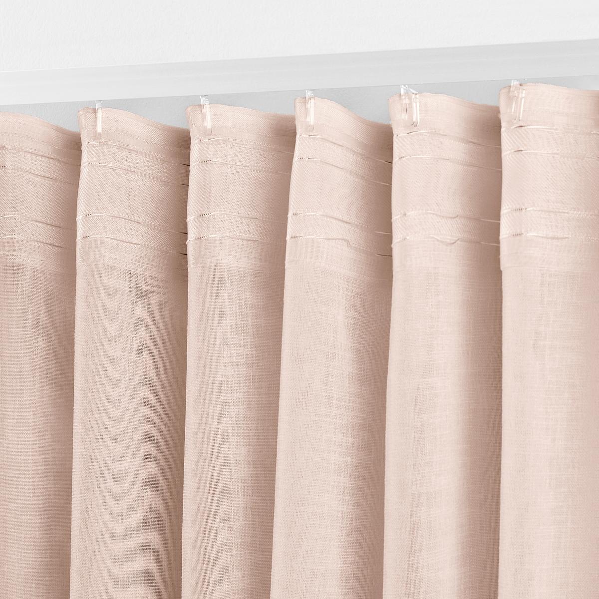 HOTOVÝ ZÁVES Sigrid, 140/245 cm - ružová, Romantik / Landhaus, textil (140/245cm) - Premium Living
