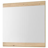 Wandspiegel Nola Eiche Artisan B: 80 Cm - Eiche Artisan, Design, Glas/Holzwerkstoff (80/75/2cm) - MID.YOU