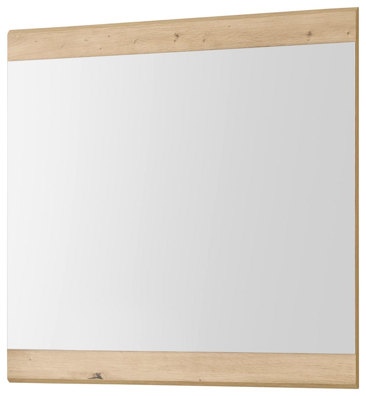 Wandspiegel Nola Eiche Artisan B: 80 Cm - Eiche Artisan, Design, Glas/Holzwerkstoff (80/75/2cm) - MID.YOU