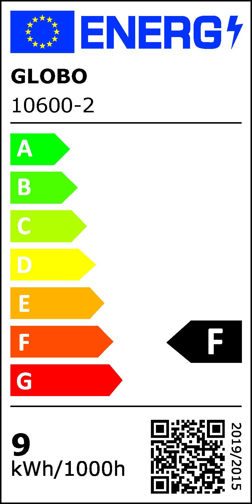 LED žárovka 2ks/bal. 10600-2, E27, 9 Watt - opál, kov/plast (6/11cm)