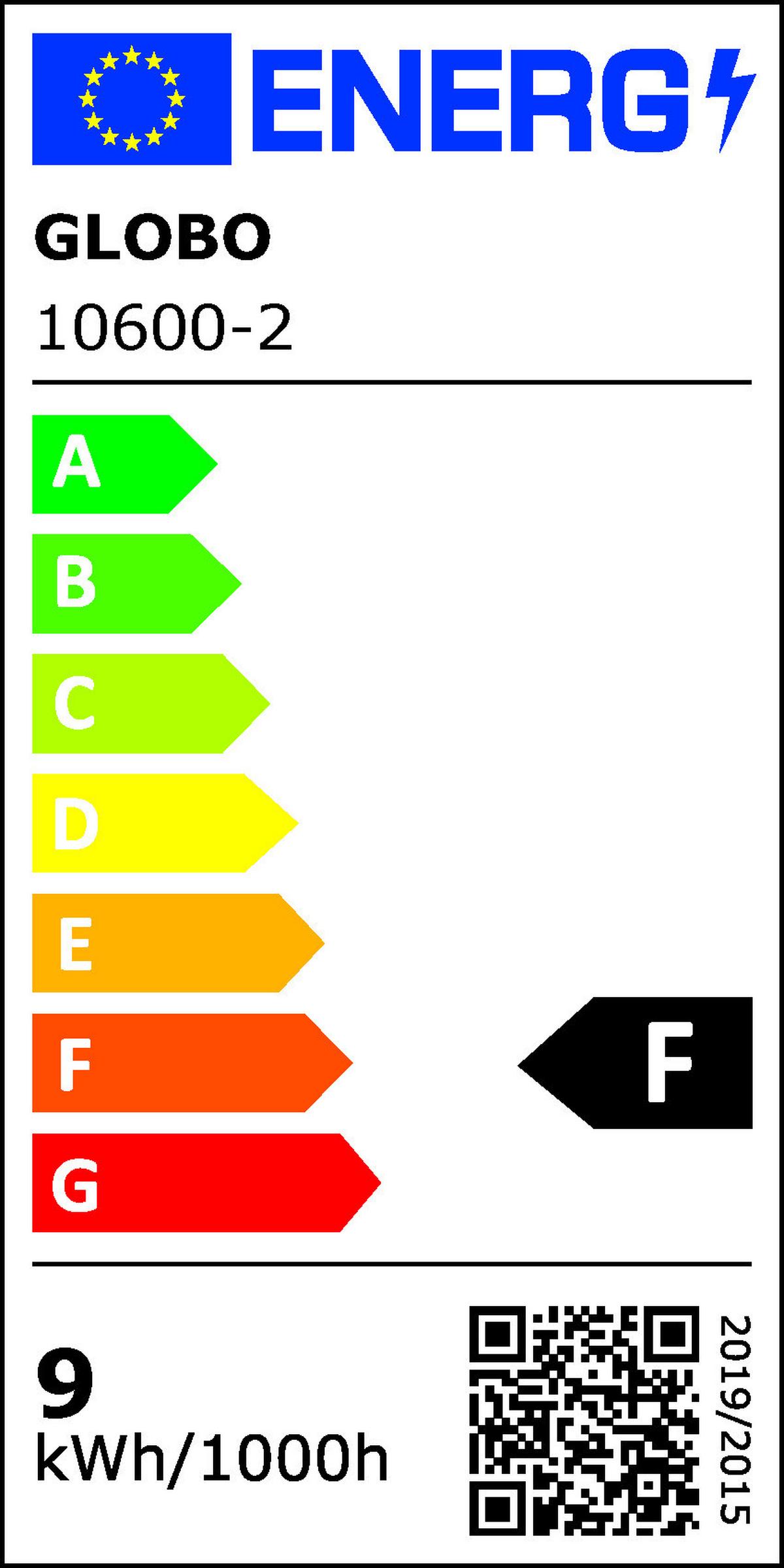 LED žárovka 2ks/bal. 10600-2, E27, 9 Watt - opál, kov/plast (6/11cm)