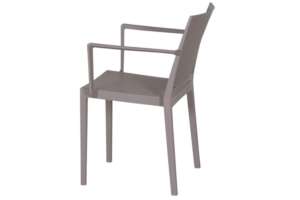Stapelstuhl T20107 - Taupe, Basics, Kunststoff (57/80/56cm) - Siena Garden
