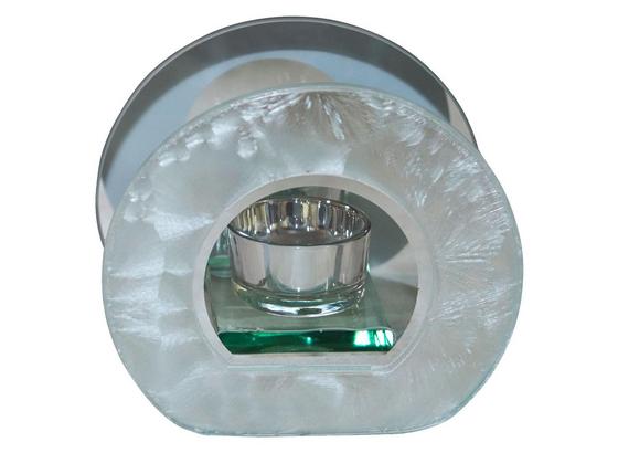 Teelichthalter Moira - Klar/Silberfarben, LIFESTYLE, Glas (13/6cm) - Luca Bessoni Teelichthalter Moira - Klar/Silberfarben, LIFESTYLE, Glas (13/6cm) - Luca Bessoni