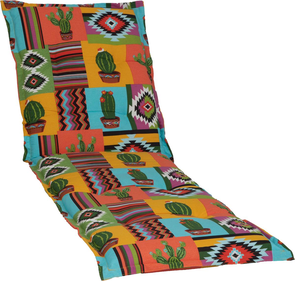 Auflage Für Liege Tijuana 191x58x8 Cm Multicolor - Gelb/Orange, Basics, Textil (191/58/8cm) - Gardenson