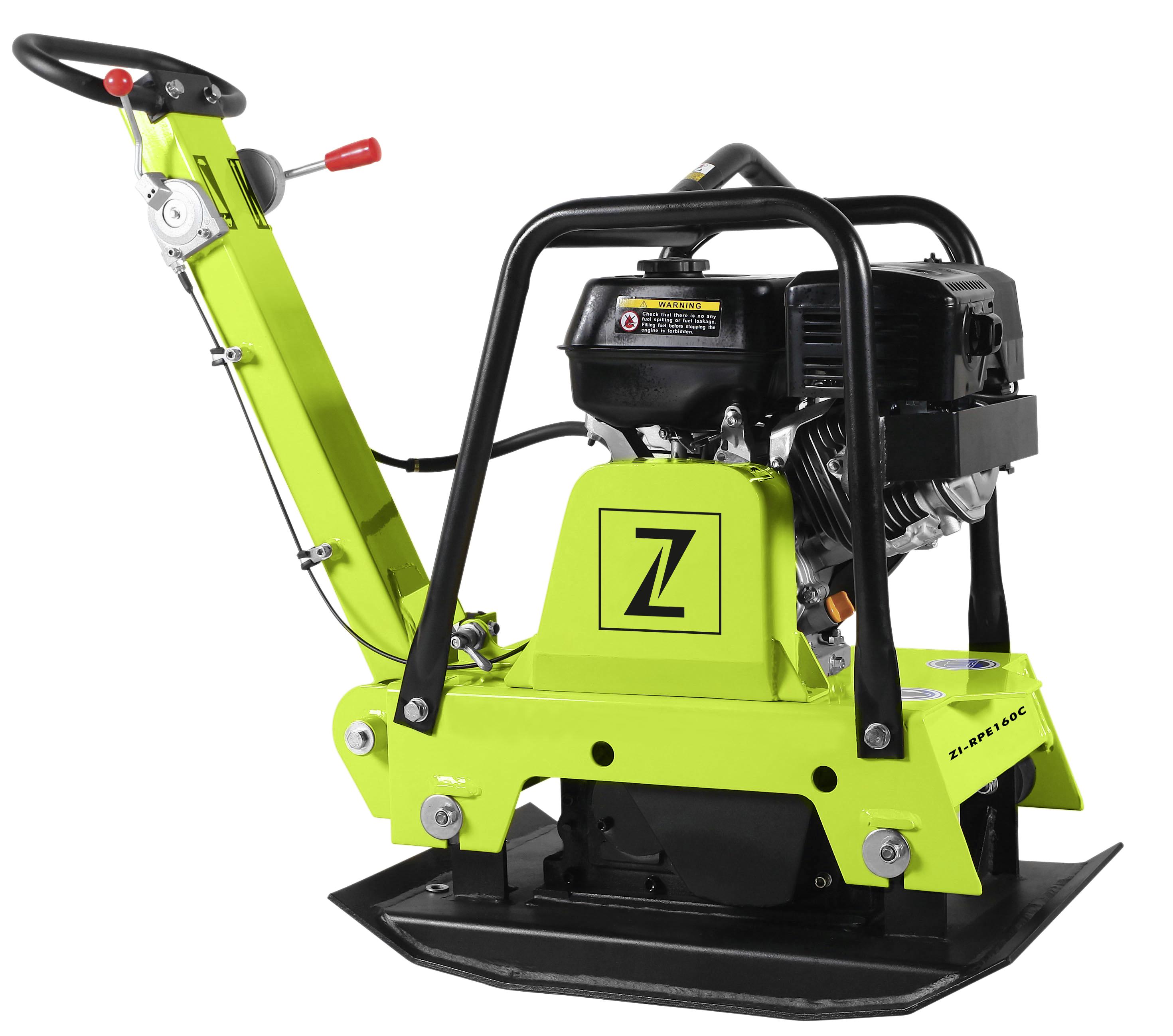 Rüttelplatte Zi-rpe60 4100 W Gummimatte