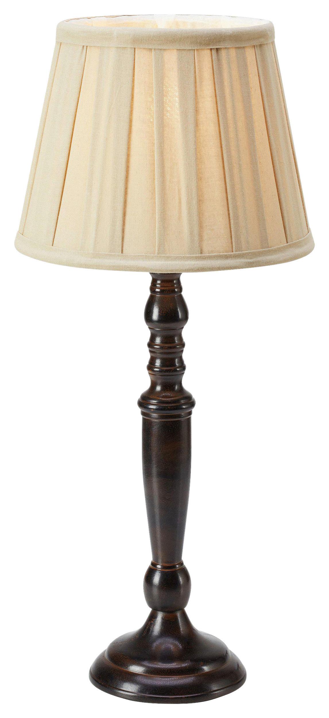 Tischleuchte Memory-Funktion, 40w - Dunkelbraun/Beige, Basics (20/46/20cm) - Markslöjd