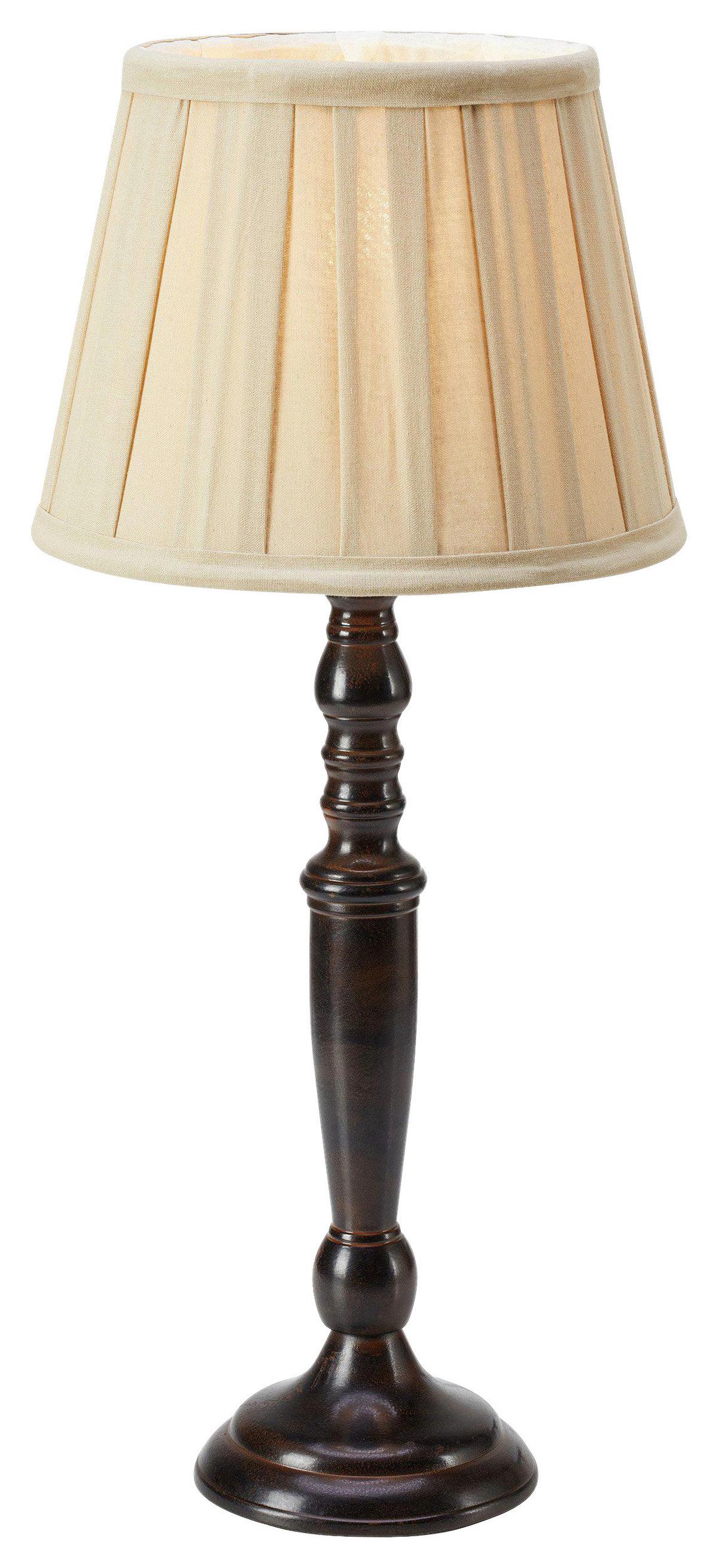 Tischleuchte Memory-Funktion, 40w - Dunkelbraun/Beige, Basics (20/46/20cm) - Markslöjd