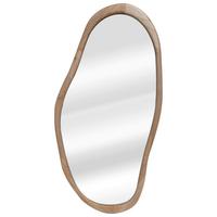 Zrcadlo SURI přírodní - přírodní barvy, Moderní, dřevo/sklo (64,5/128,5/2,8cm) - Mömax
