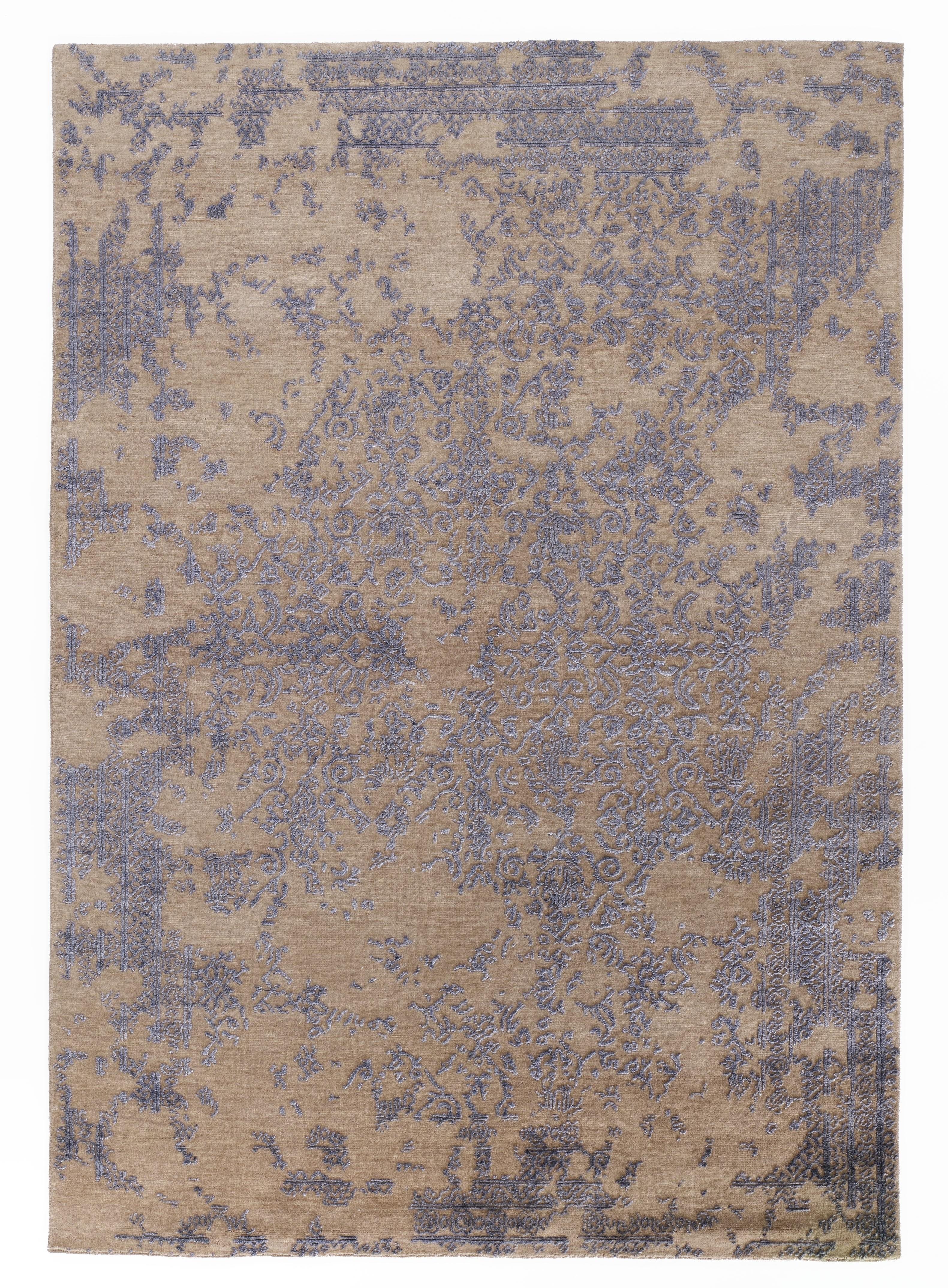 Orientalischer Webteppich Blau /creme Soho Aurora 170x240 Cm - Blau/Creme, Design, Textil (170/240cm) - Musterring