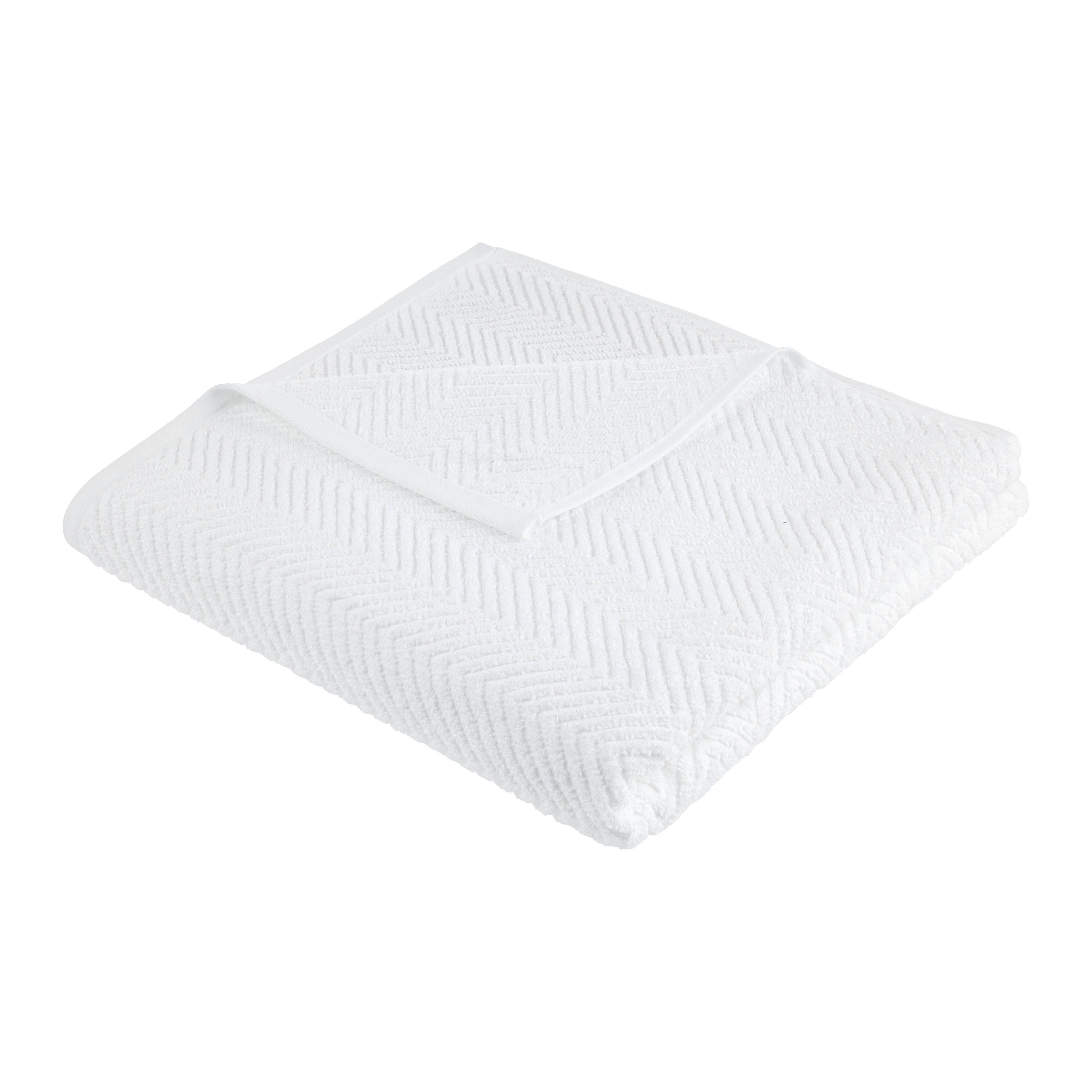 OSUŠKA DO SPRCHY OCEAN - bílá, Moderní, textil (67/140cm) - Premium Living