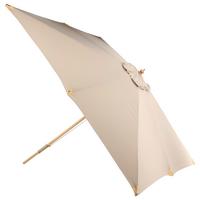 Sonnenschirm Naxos - Hellbraun, KONVENTIONELL (300/262/300cm) - Gardenson