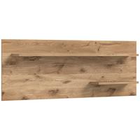 Wandboard Woody Nox Oak B: 160 Cm - Anthrazit, Natur, Holzwerkstoff (160/60/20cm) - MID.YOU