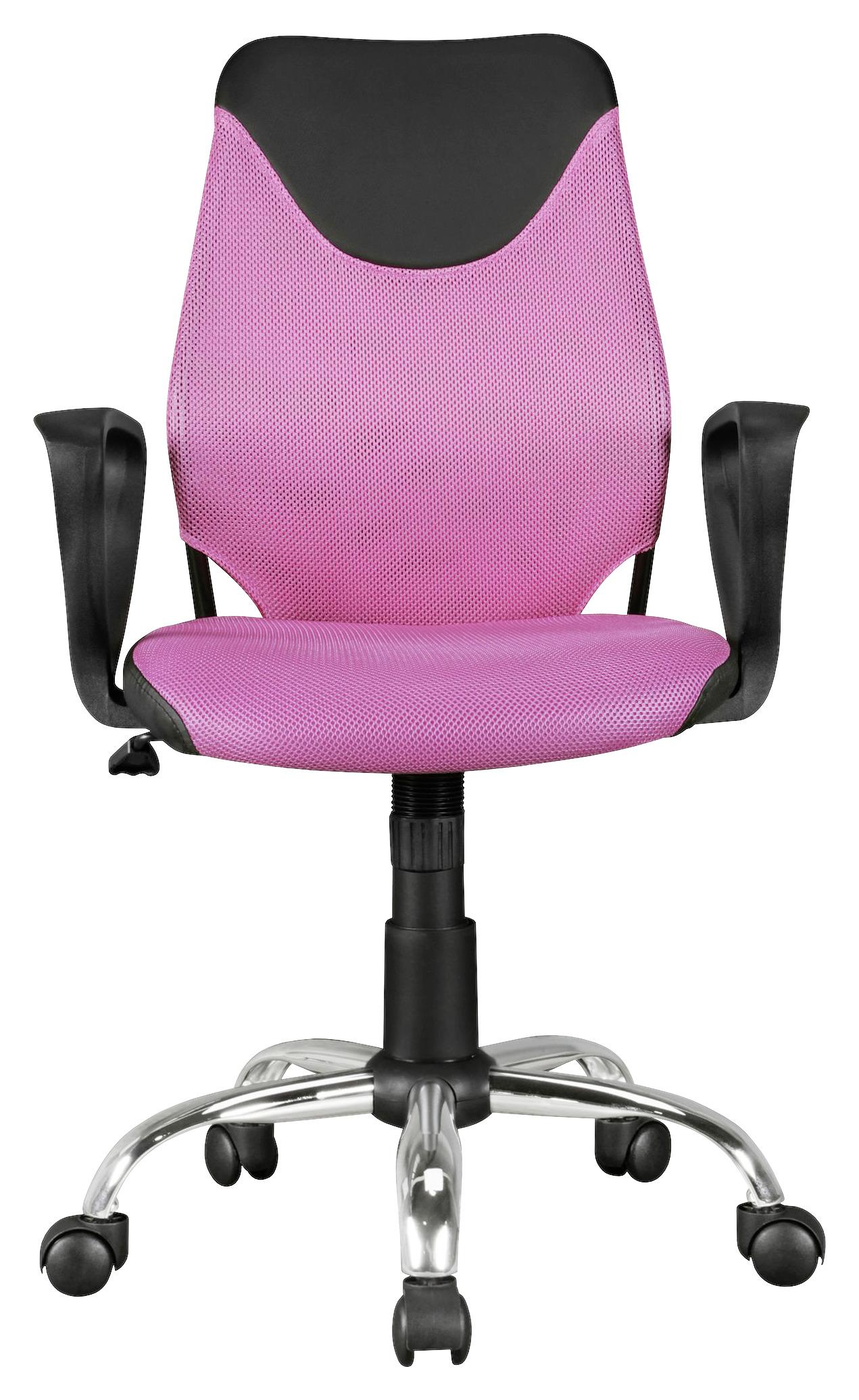 Otočná židle pro dítě Kika růžová - pink/růžová, Moderní, kov/plast (60/105/60cm) - MID.YOU