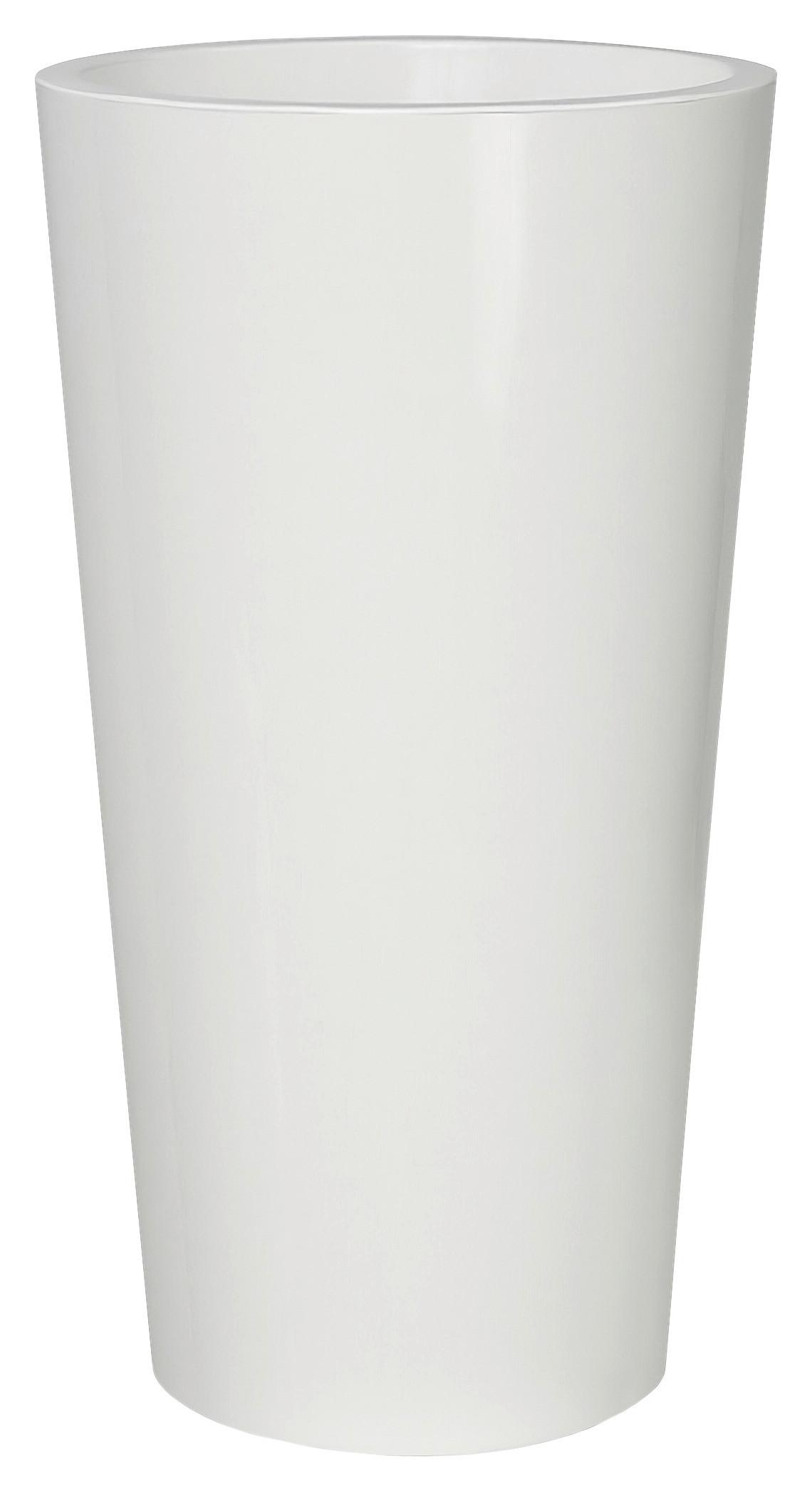 Pflanzentopf Weiß D: 40 cm Rund - Weiß, Basics, Kunststoff (40/73cm)