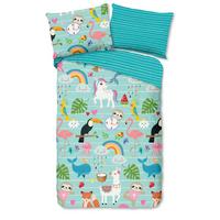 Kinderbettwäsche Festen Multicolor 140x200 Cm - Multicolor, Trend, Textil (140/200cm)