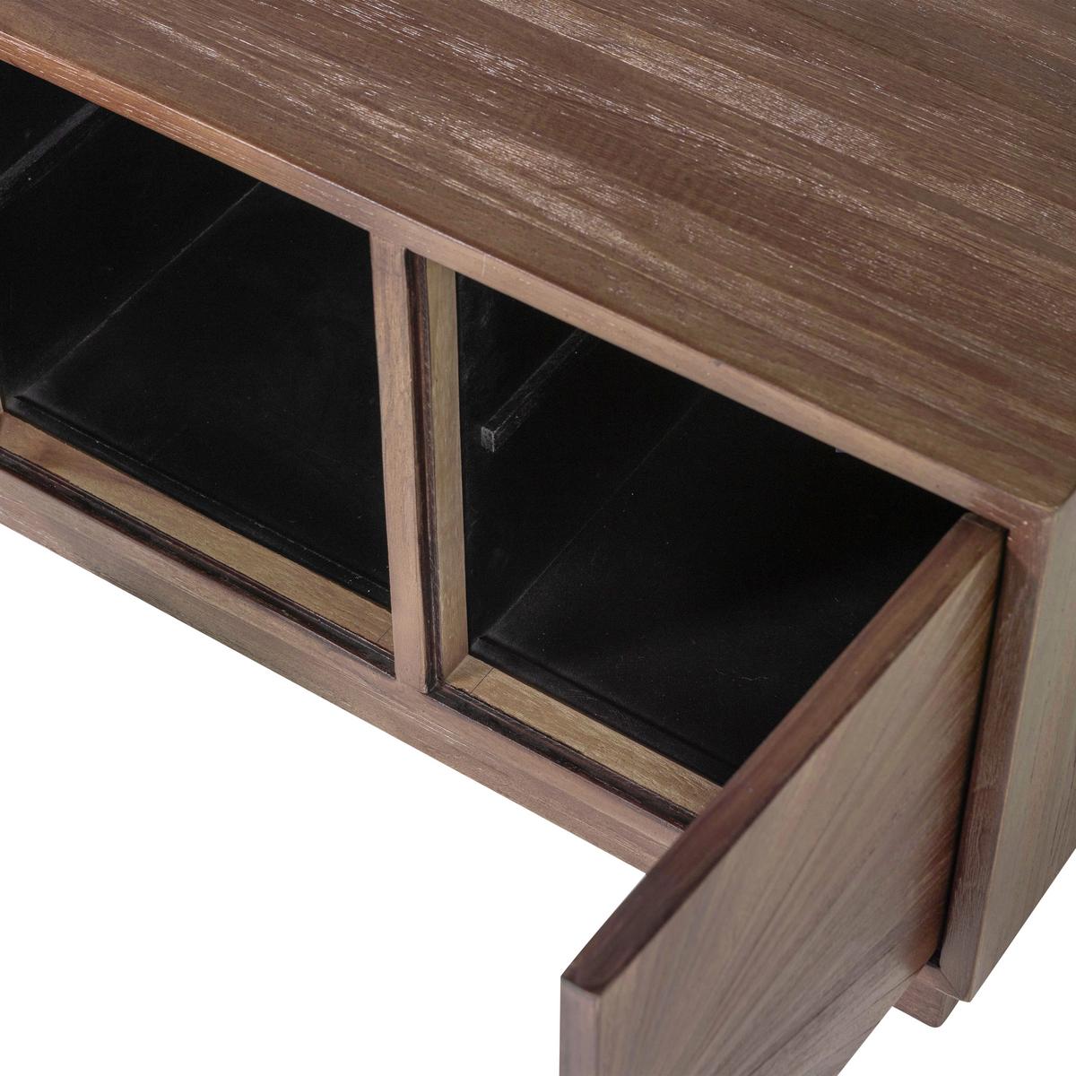 LOWBOARD Sun Braun B: 150cm - Braun, Design, Holz (150/45/44cm) - Livetastic