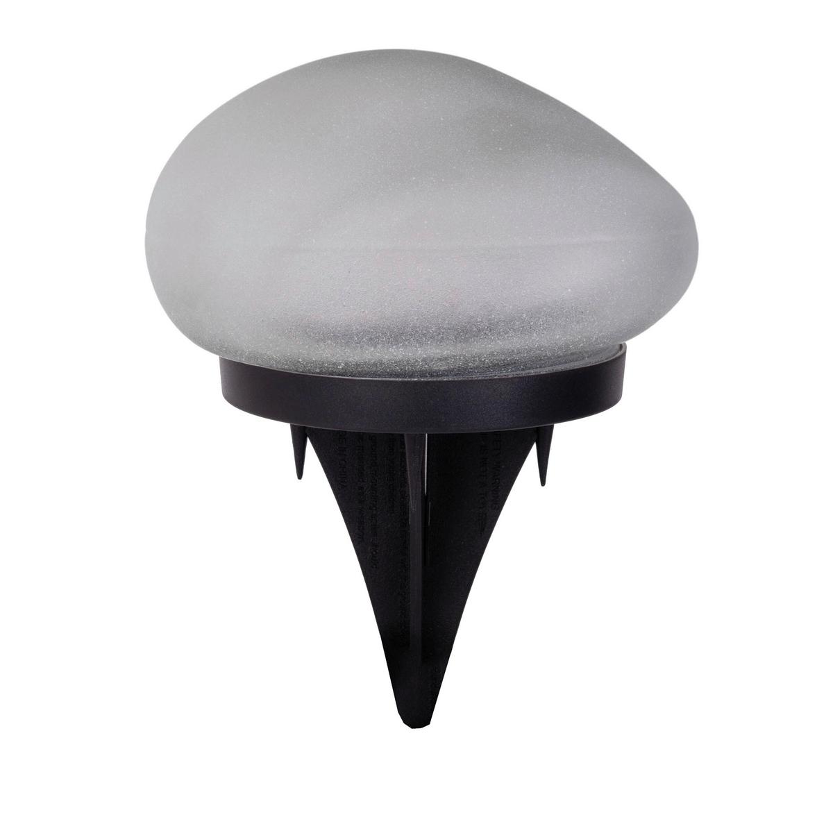 Solarleuchte 5326102 Guri - Transparent/Schwarz, Basics, Glas/Kunststoff (14/12/8.5cm) - Näve