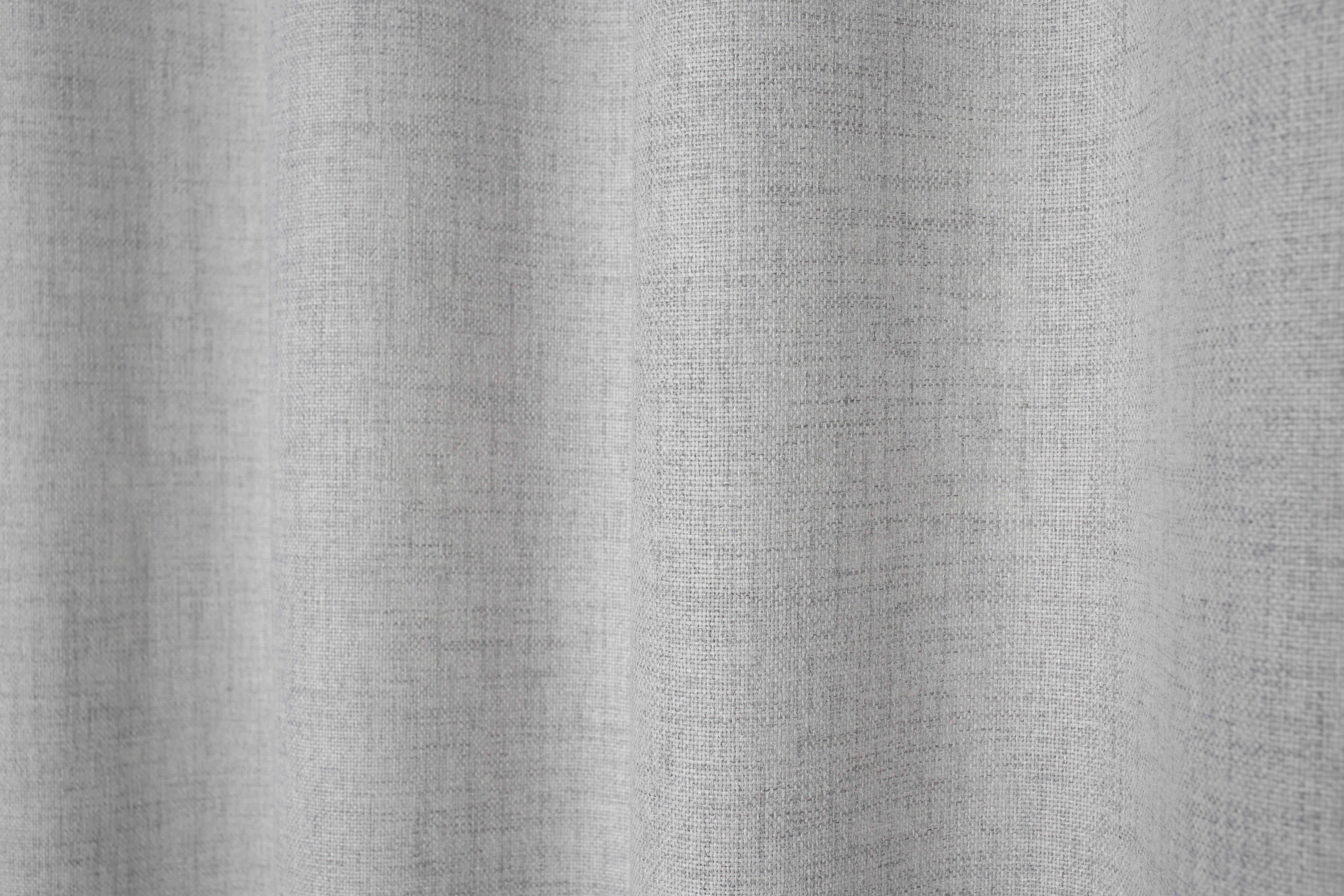 Ösenvorhang Linora Grau - Grau, Basics, Textil (140/245cm) - Schmidt W. Gmbh