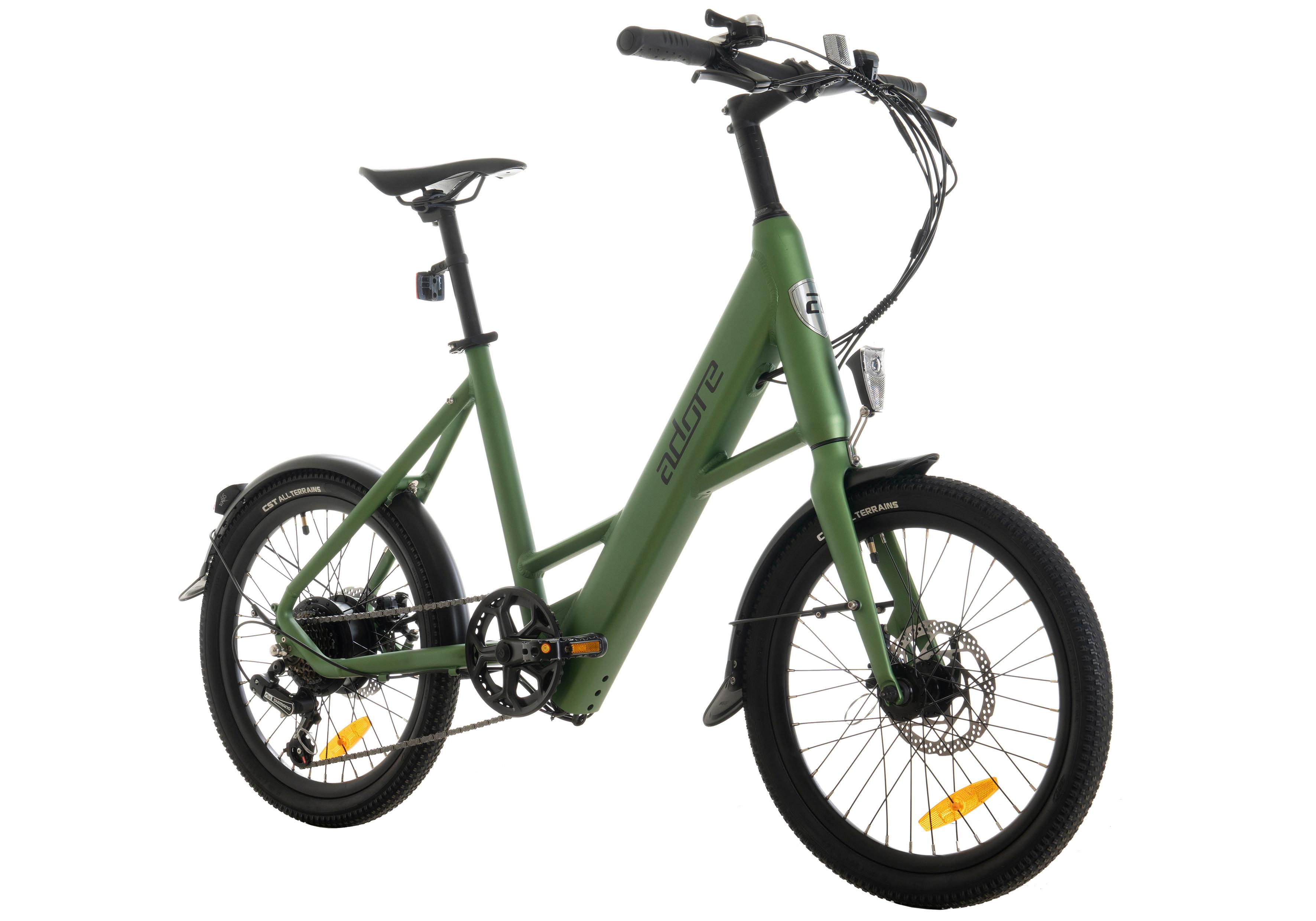 Elektrofahrrad Adore Grün - Grün, Basics, Metall (180/70/100cm)