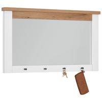 Spiegel Rovigio Weiß/ Eiche-/Lärchefarben B: 97 cm - Eichefarben/Lärchefarben, Basics, Holzwerkstoff (97/55/6cm) - Landscape