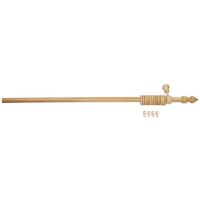 Rundstangengarnitur Benno Holz/Eichefarben L: 180 cm - Eichefarben, KONVENTIONELL, Holz (180cm) - Ondega