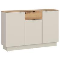 Sideboard Viona Kaschmir/Eiche B: 135cm - Kaschmir/Eiche Artisan, Basics, Holzwerkstoff (135/90/40cm)
