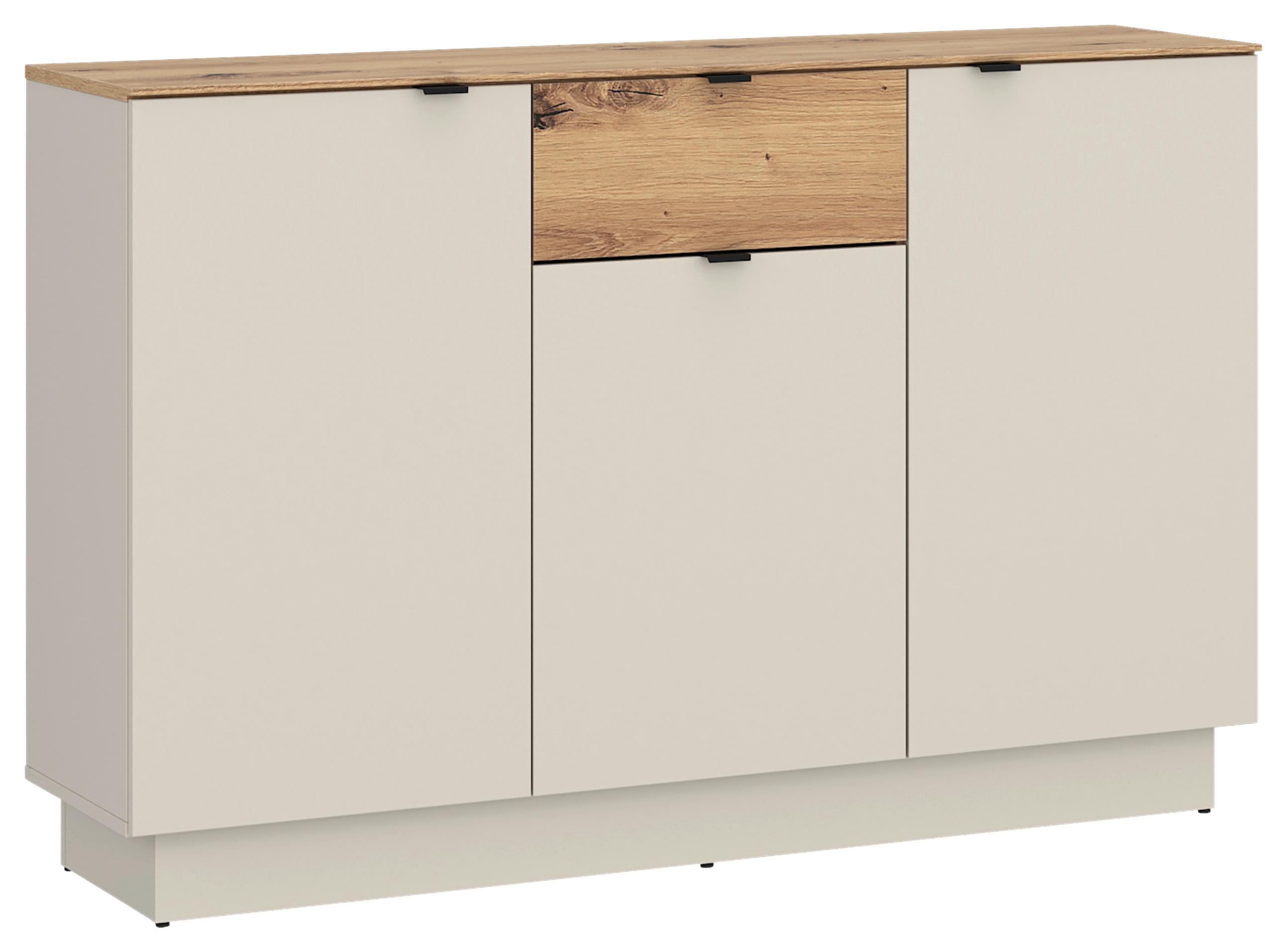 Sideboard Viona Kaschmir/Eiche B: 135cm