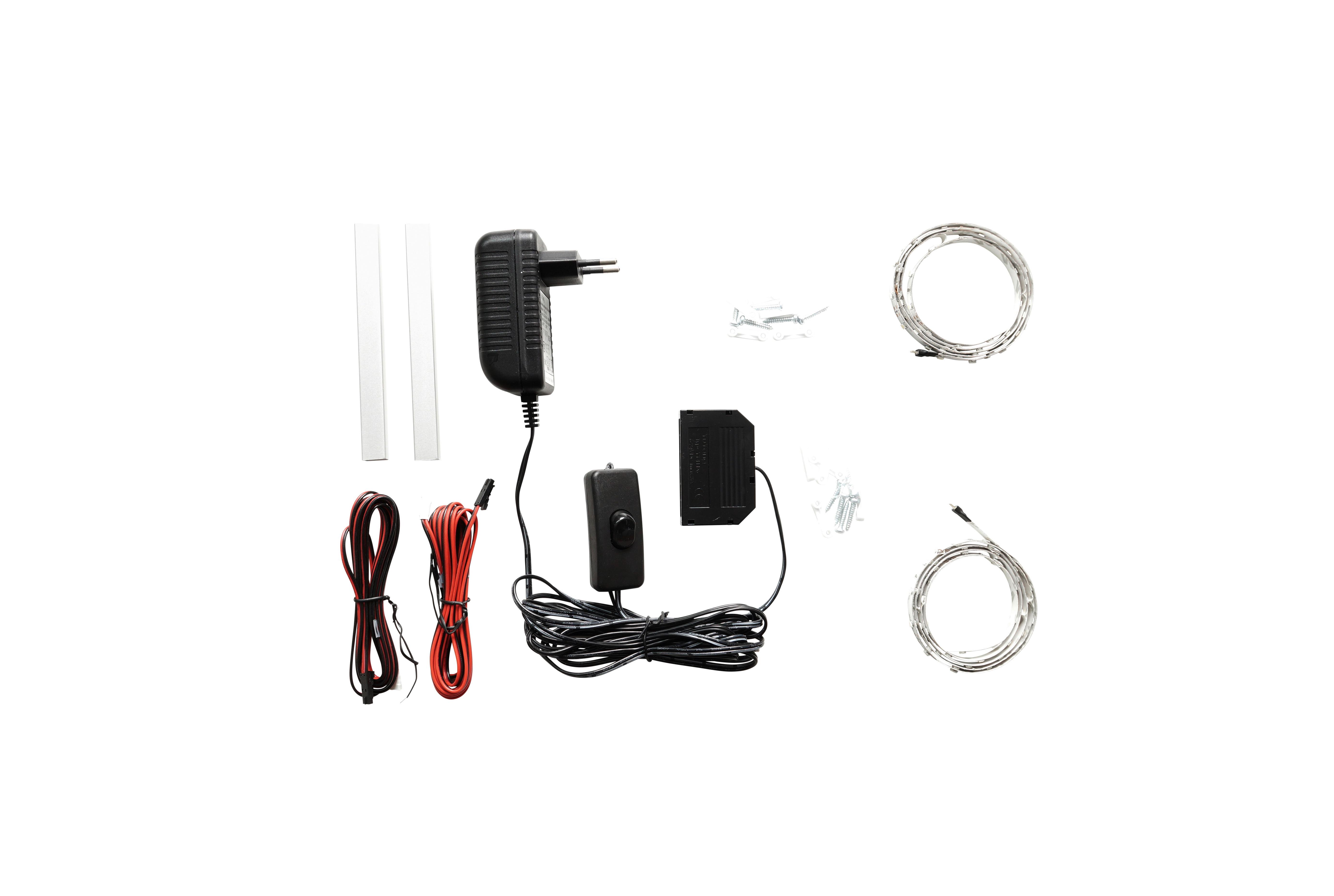 Möbelleuchten-Set Fortuna - MODERN, Kunststoff/Metall (40/1/1cm)