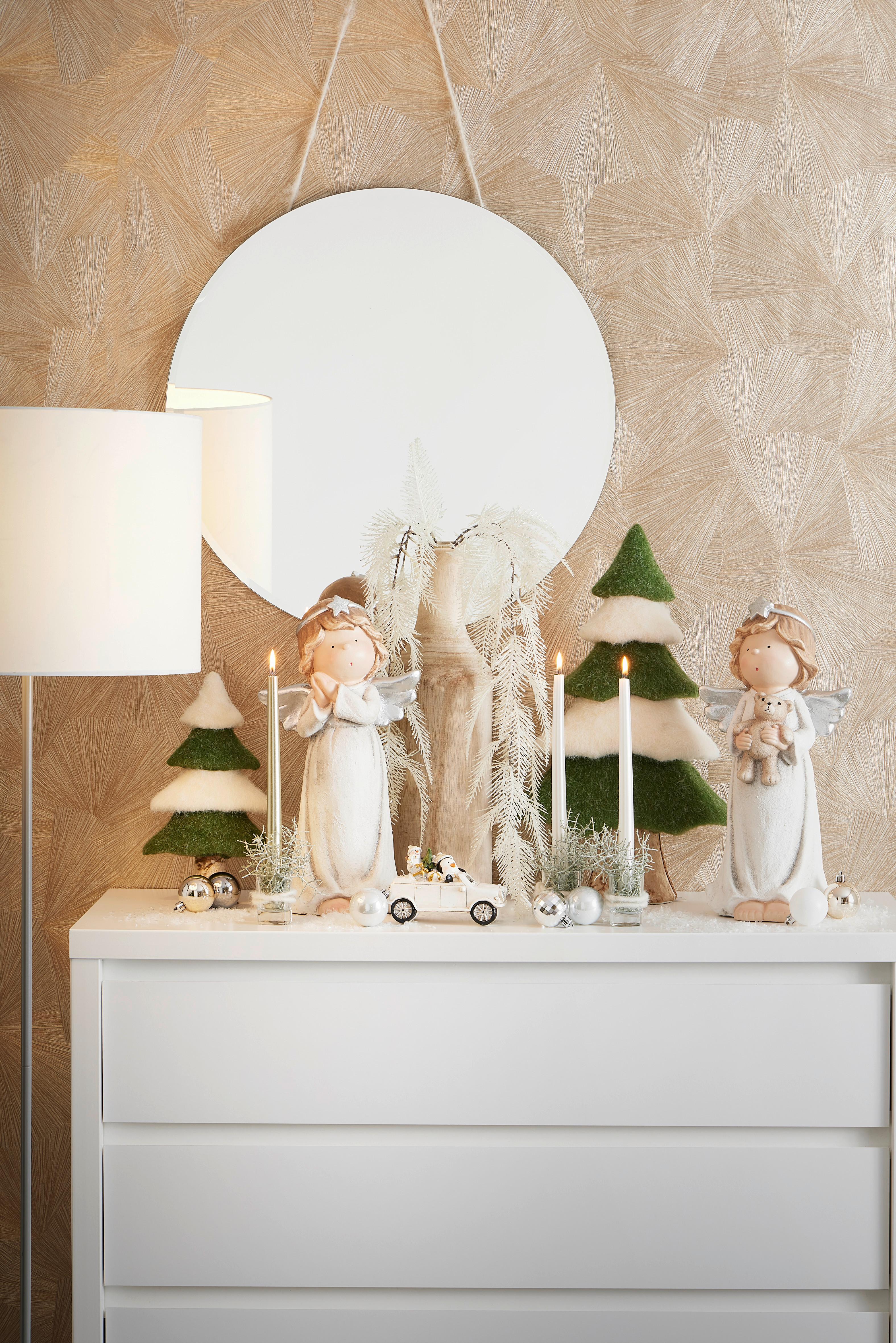 Dekobaum Dekobaum - Weiß/Grün, Basics, Kunststoff (18/8/30cm)