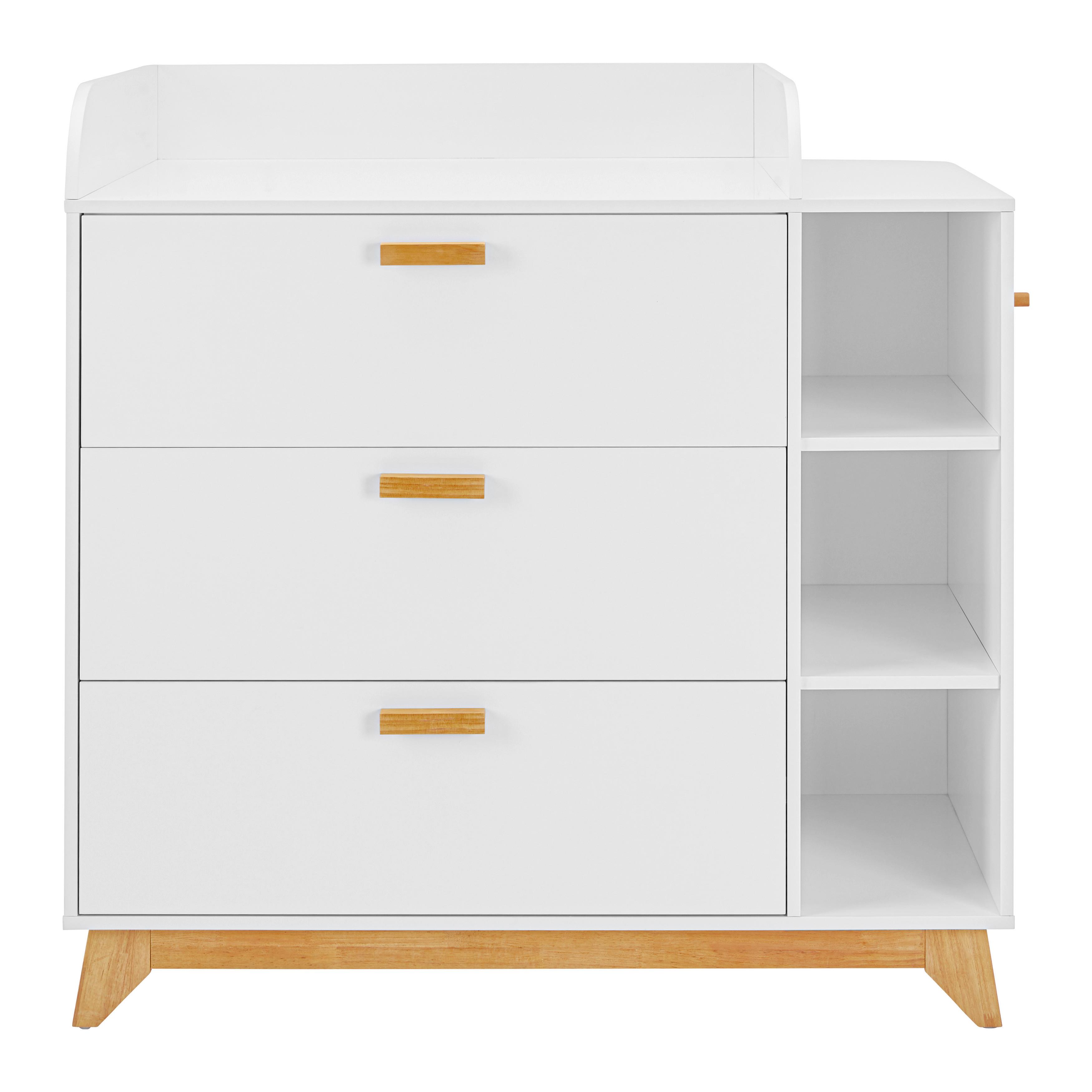 Prebaľovacia komoda MILAN - biela, Modern, drevo (109,4/109,5/76cm) - Modern Living