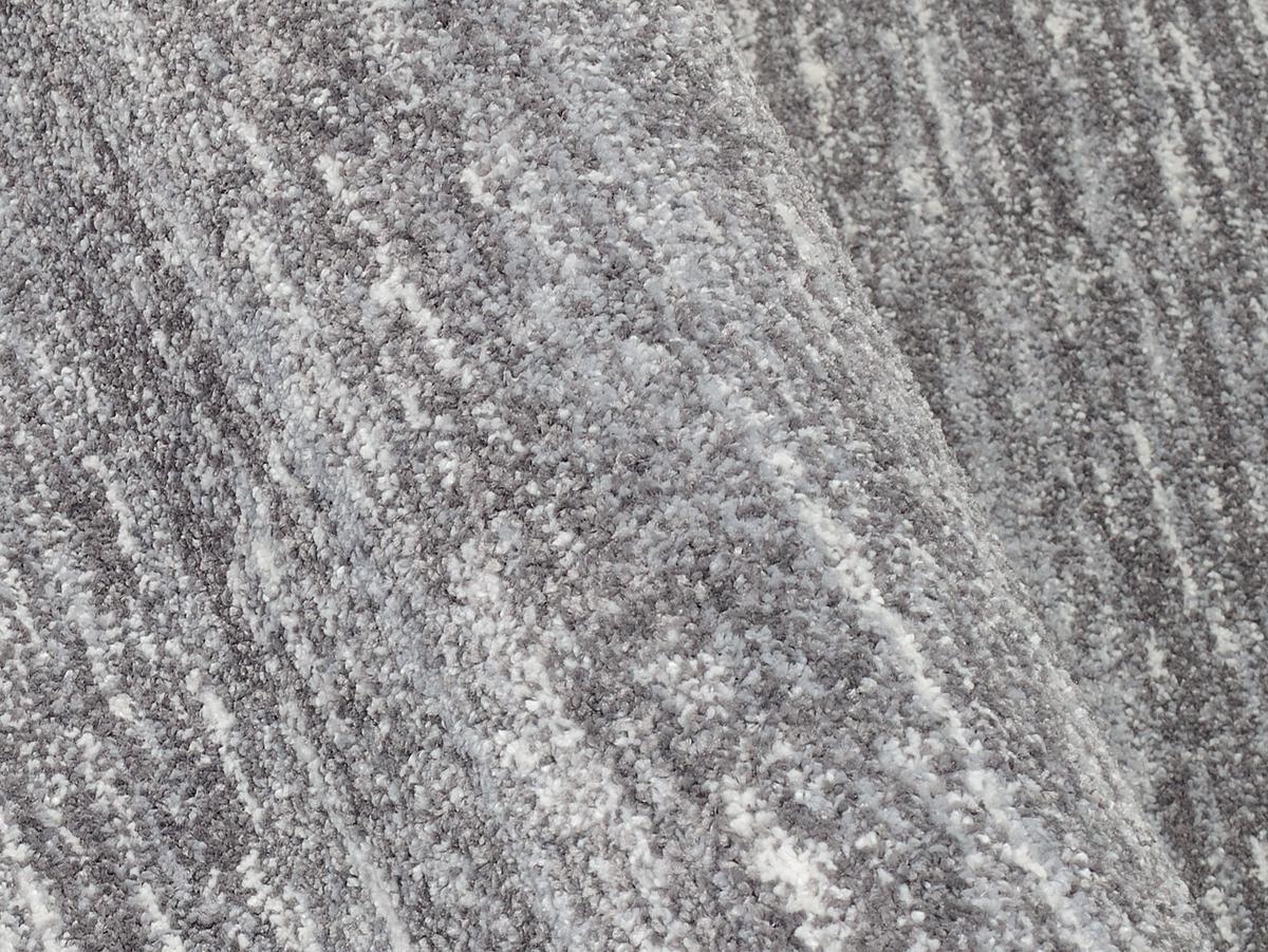 Flachwebteppich Dunkelgrau Sofi Lori 80x150 cm - Dunkelgrau, Design, Textil (80/150cm) - Novel