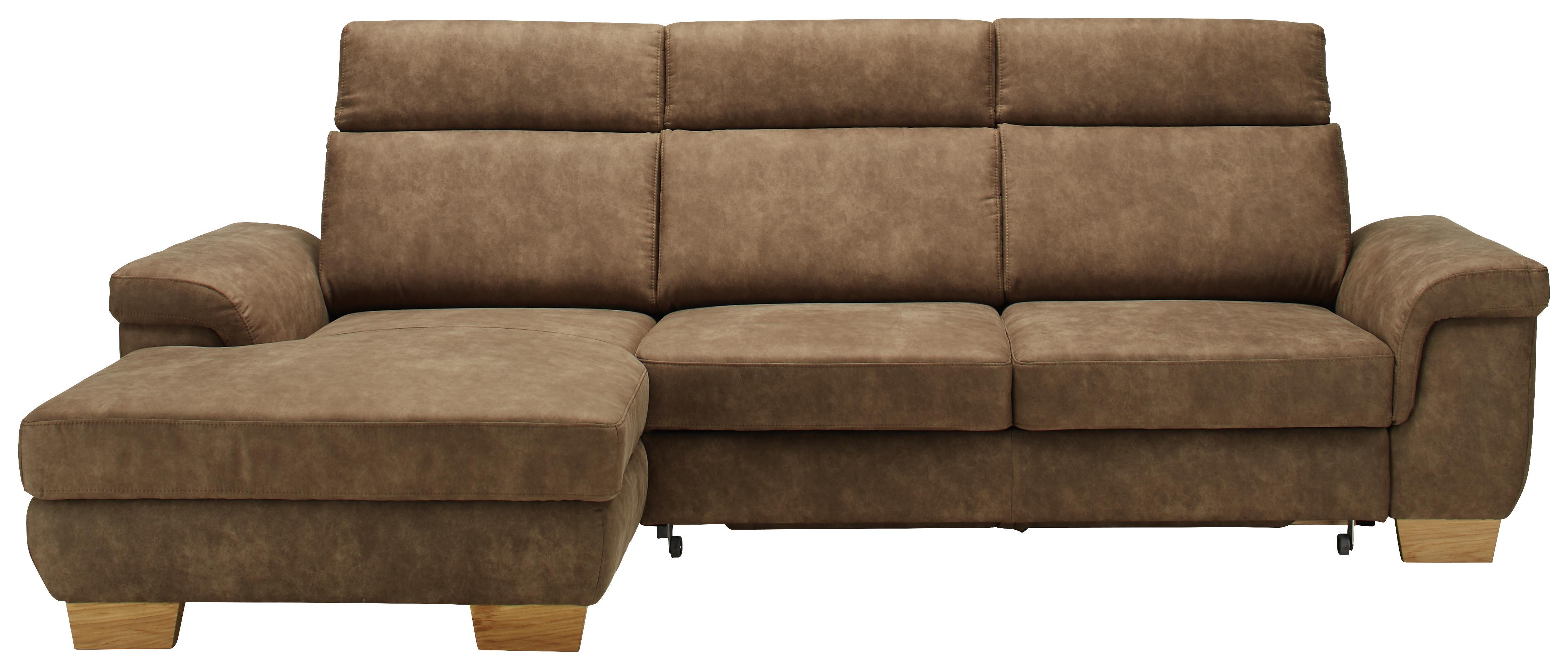 Sedacia Súprava Flaming - hnedá, Konvenčný, textil (160/103/274cm) - Zandiara