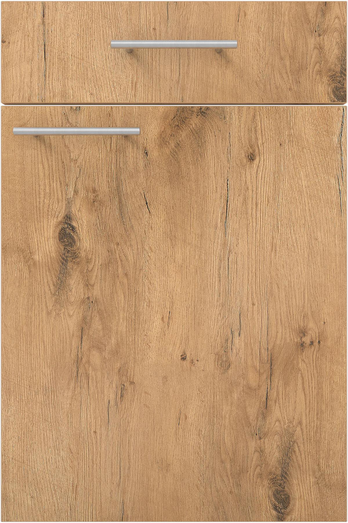 Küchenblock Ip1200 - Eichefarben, Basics, Holzwerkstoff (310cm) - Impuls