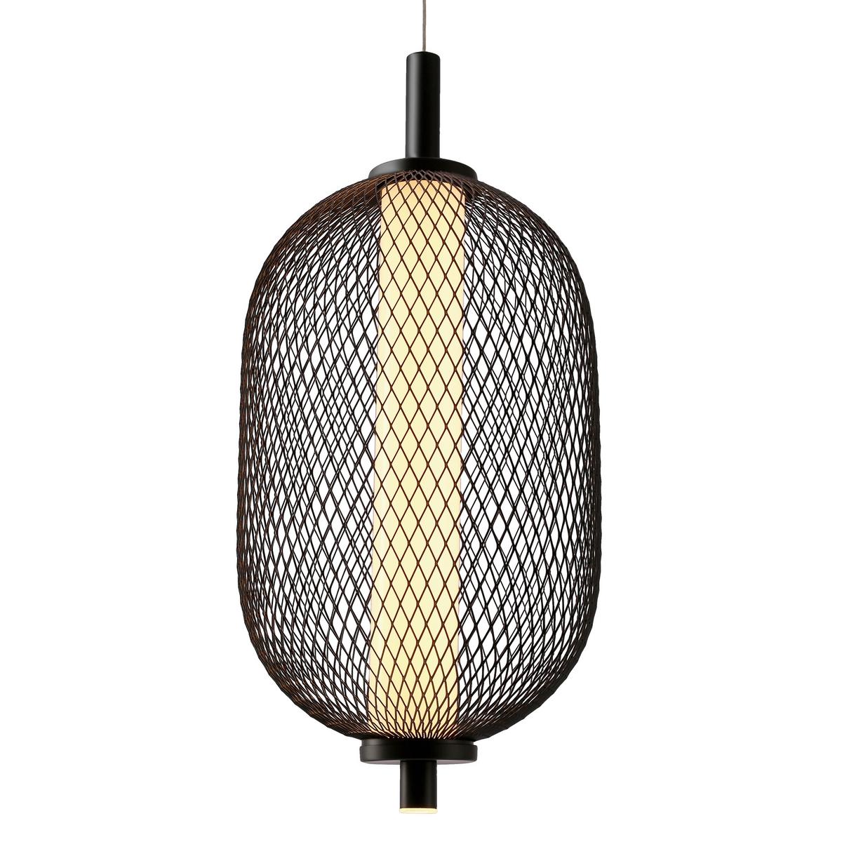 LED-Pendelleuchte 31-35349 Puma - Schwarz/Weiß, KONVENTIONELL, Kunststoff/Metall (15/15/140cm)