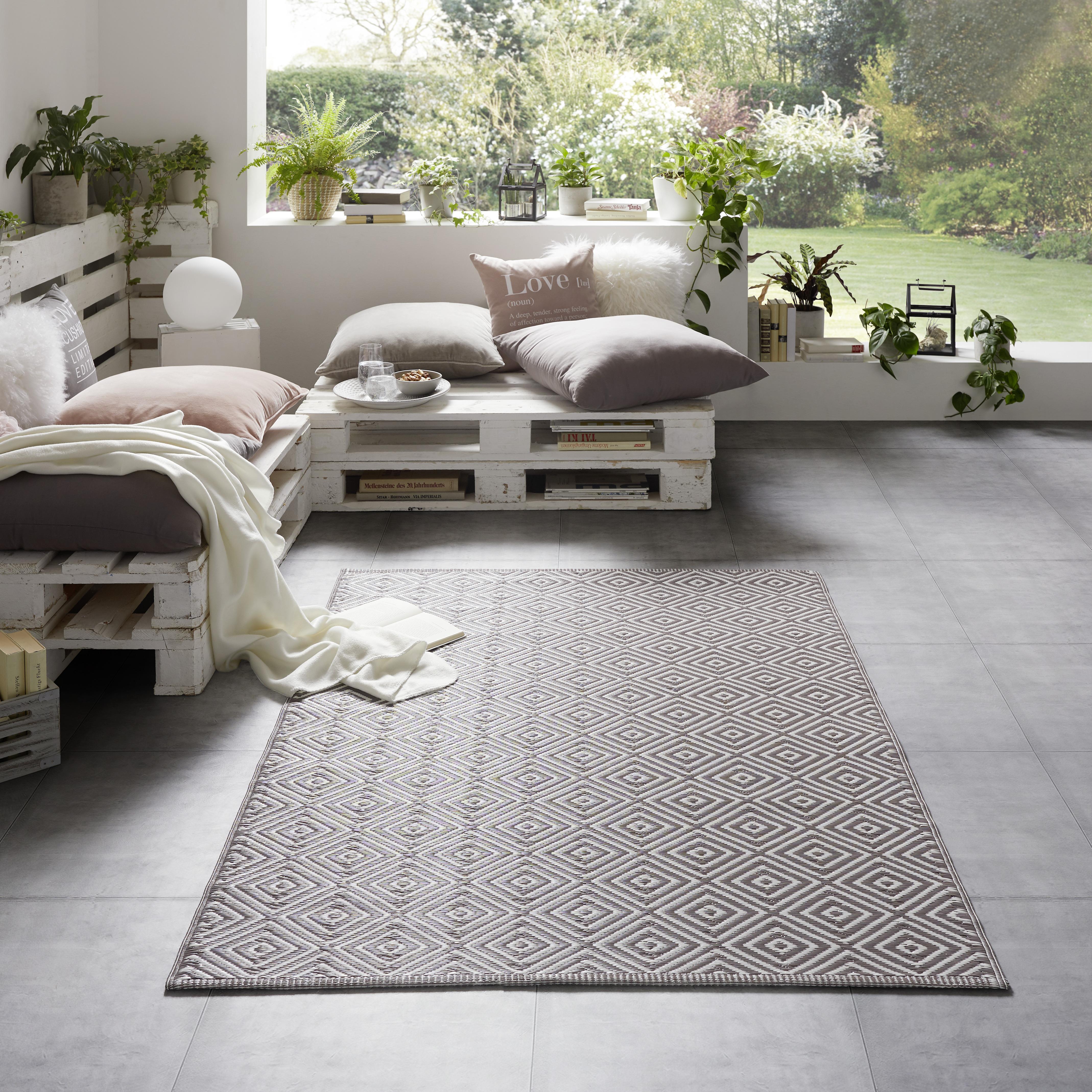 VENKOVNÍ KOBEREC MIAMI - šedá, Basics (120/170cm) - Modern Living