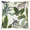 DEKORAČNÝ VANKÚŠ Junglelife, 60/60 cm, biela - biela, Konventionell, textil (60/60cm) - Modern Living