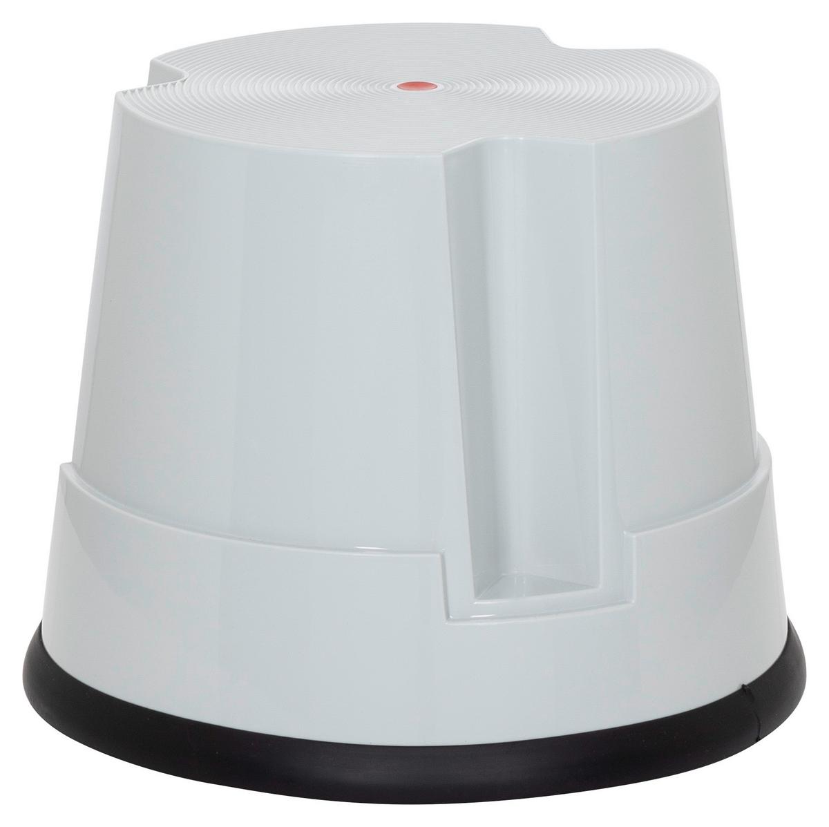 Tritthocker Tio-S Grau - Grau, MODERN, Kunststoff (39/32/39cm) - MID.YOU