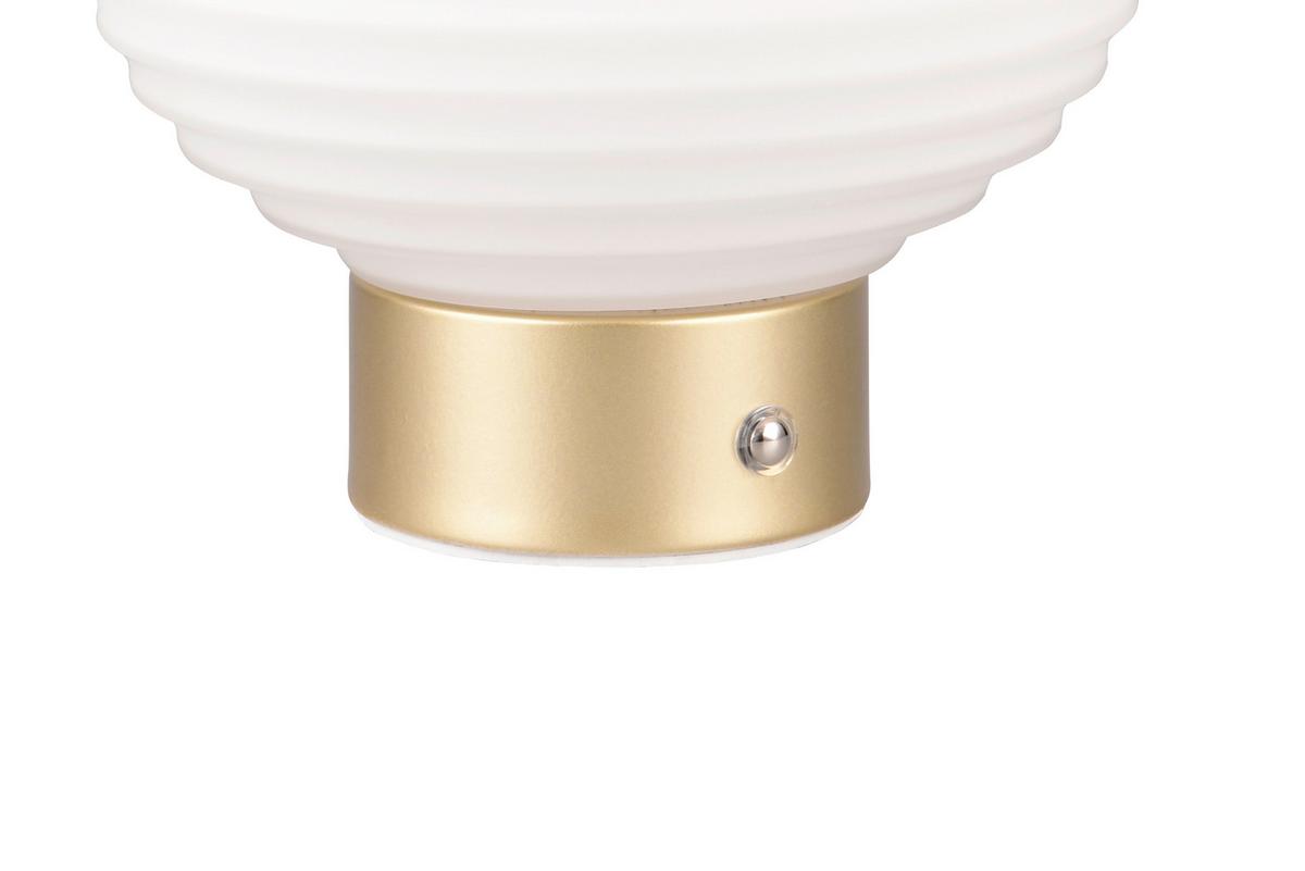 Akku-Tischleuchte R57771101 Earl - Messingfarben, KONVENTIONELL, Metall (15,5/14,5cm)