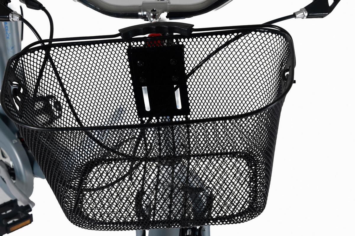 Citybike 26'' mit Korb DaCapo Cantaloupe grau - Grau, LIFESTYLE, Metall (25/140cm)