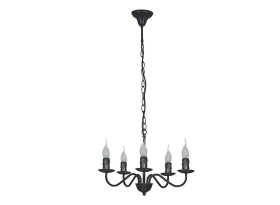 Závesná Lampa Klara - čierna, Romantický / Vidiecky, kov (46/81cm) - Mömax modern living Závesná Lampa Klara - čierna, Romantický / Vidiecky, kov (46/81cm) - Mömax modern living