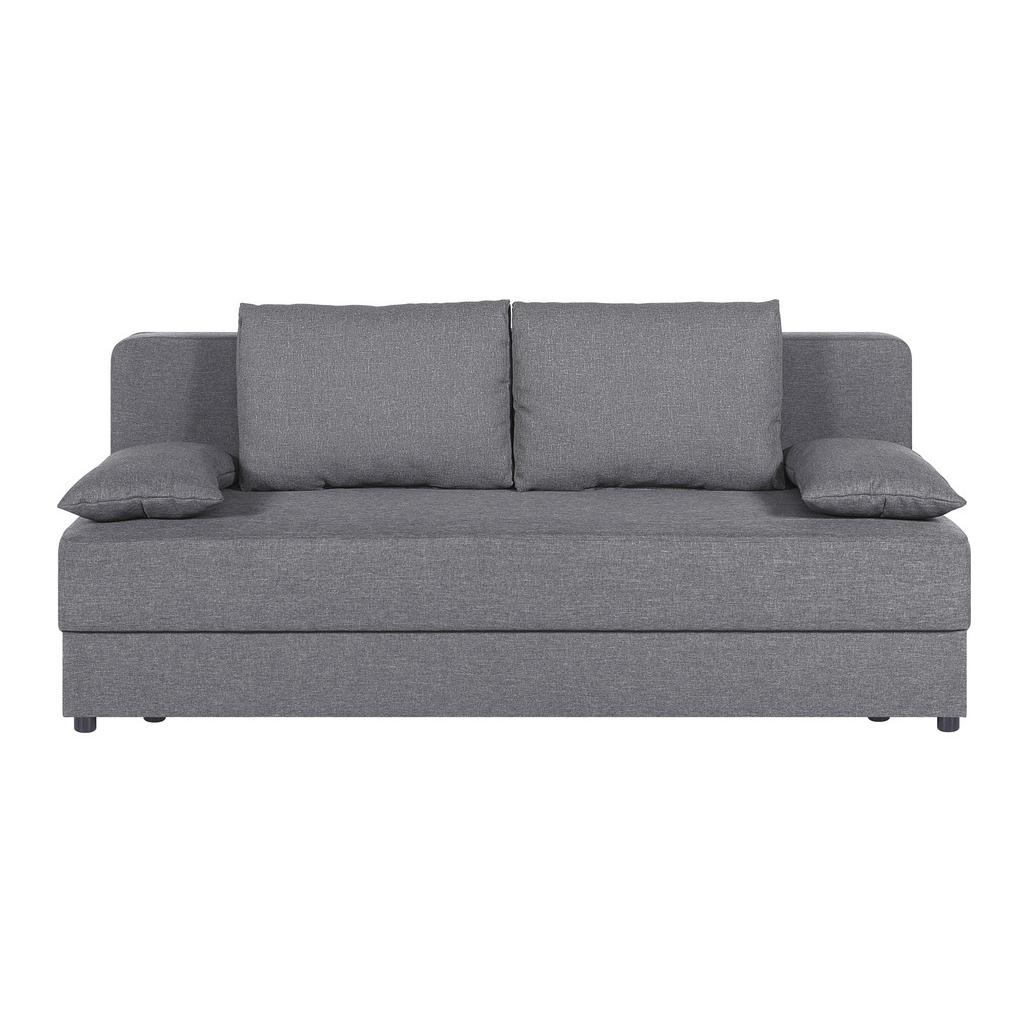 2-Sitzer-Sofa Nele mit Schlaffunktion Silberfarben