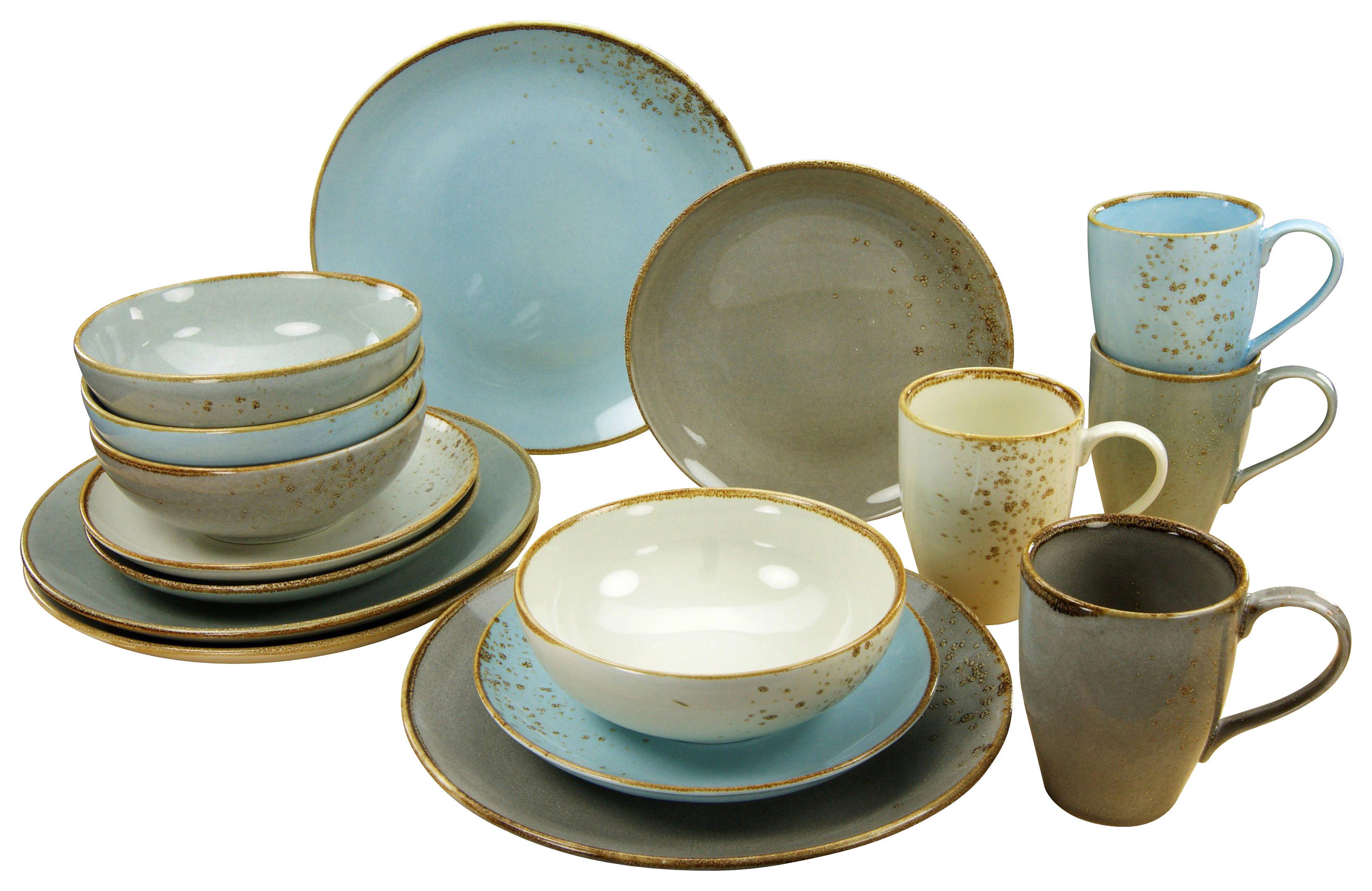 Kombiservice Skandinavien Bunt 16-teilig