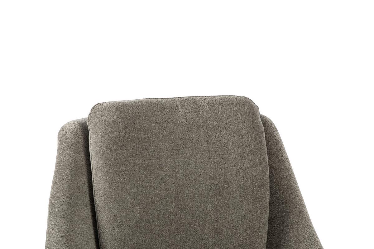 Drehstuhl Amalfi Grau B: 58 cm - Schwarz/Grau, MODERN, Kunststoff/Textil (58/91-99/71cm) - MID.YOU
