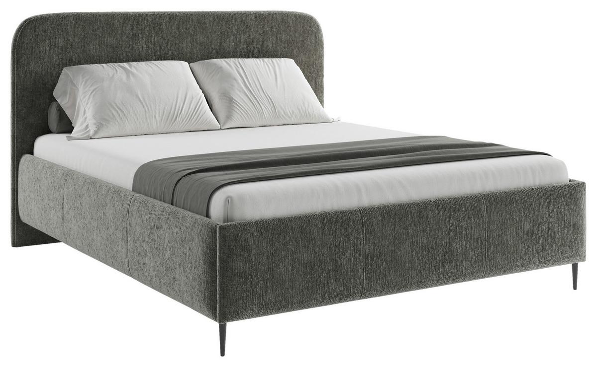 Polsterbett Bendi - Anthrazit/Schwarz, MODERN, Holz/Holzwerkstoff (140/200cm) - MID.YOU